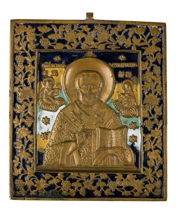 Travel icon depicting Saint Nicholas of Myra