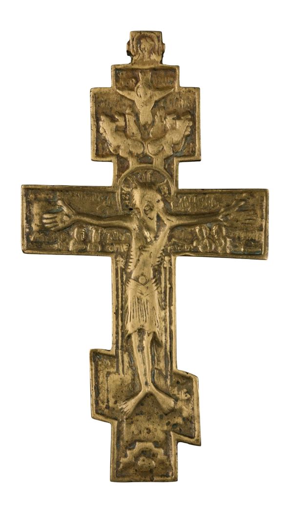 Large pectoral cross depicting the Crucifixion