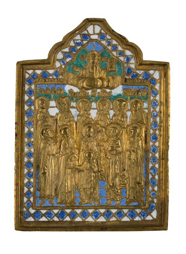 Travel icon depicting Saints Quiricus and Julitta
