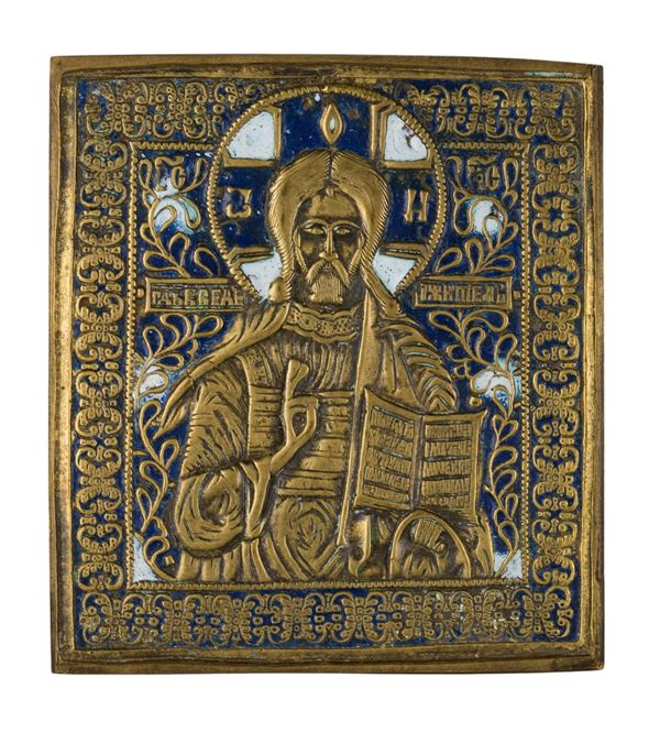 Travel icon depicting Christ Pantocrator