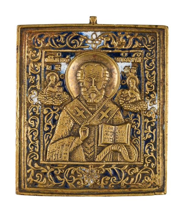 Travel icon depicting Saint Nicholas of Myra
