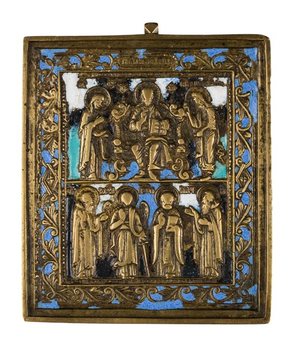 Travel icon depicting the Deesis