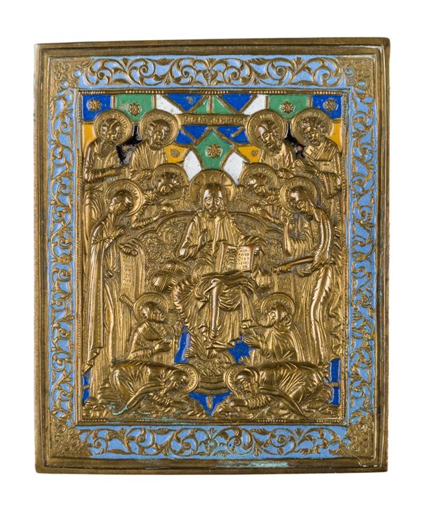 Travel icon depicting an expanded Deesis