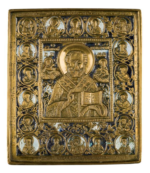 Travel icon depicting Saint Nicholas of Myra