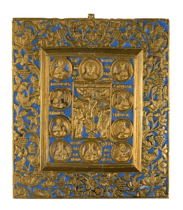 Travel icon depicting the Crucifixion