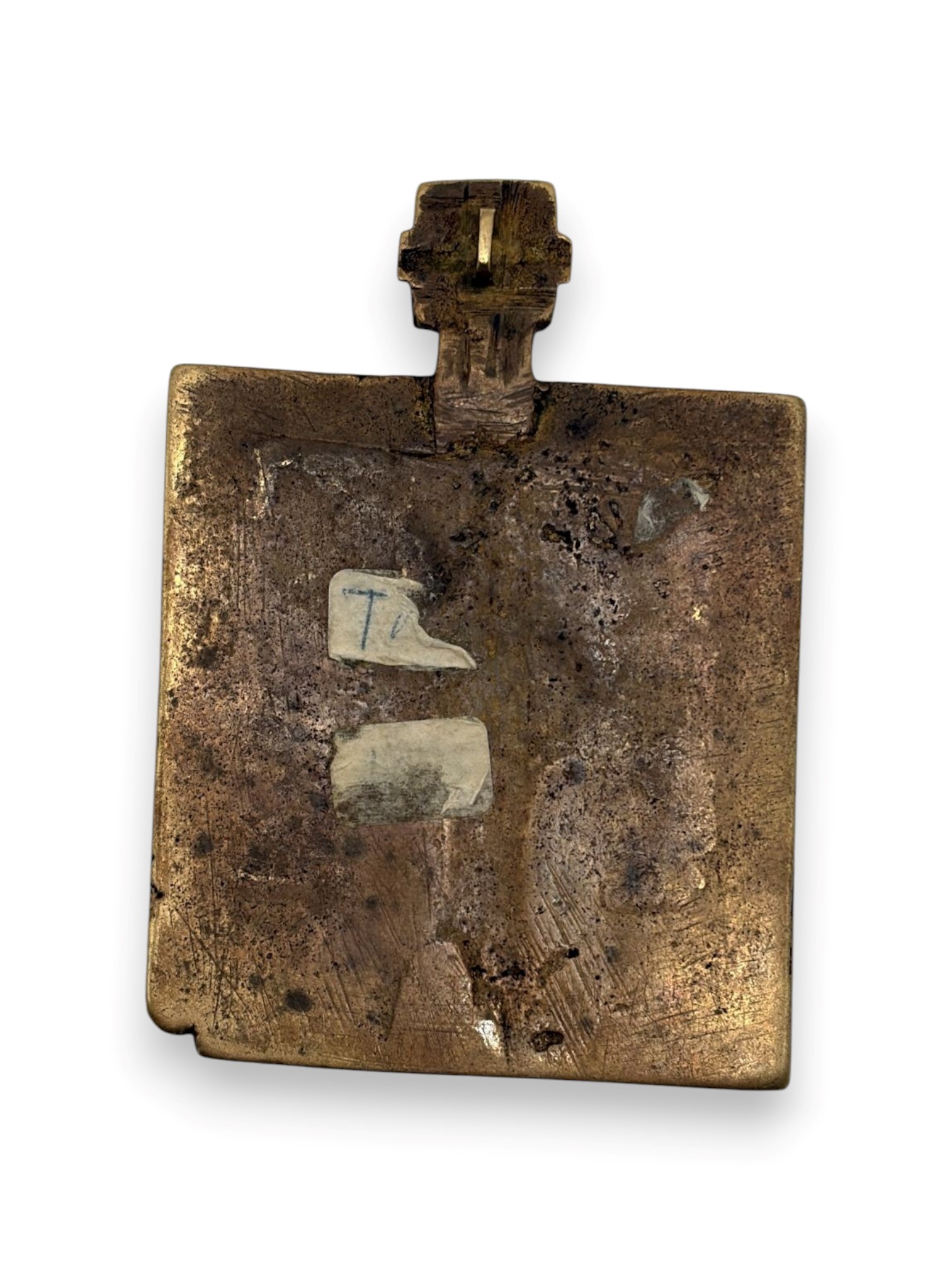 Icona pettorale di San Nicola di Mozajsk, fusione in bronzo (XIX secolo)