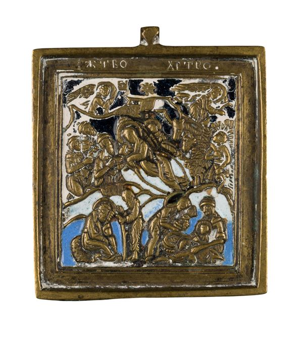 Small travel icon depicting the Nativity