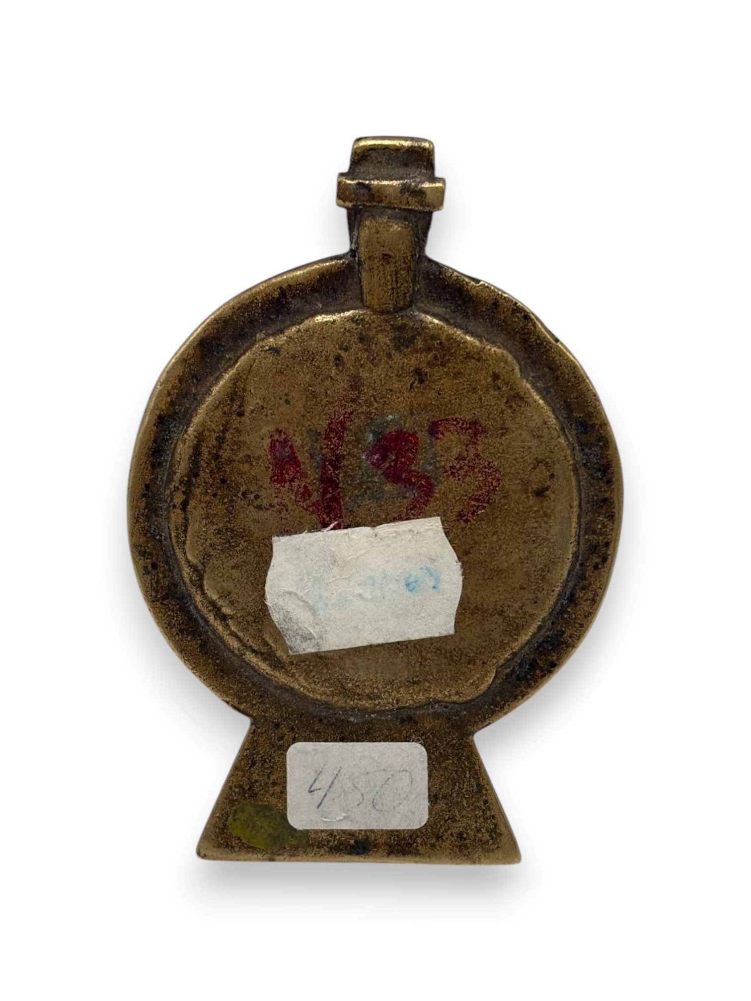 Icona pettorale con allegoria della Trinità, fusione in bronzo (XIX secolo)