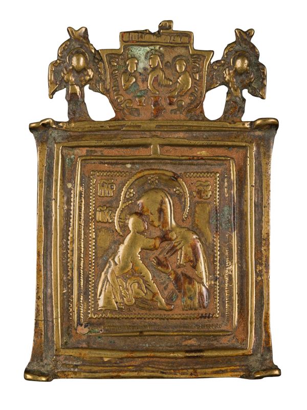 Travel icon depicting the Virgin Eleousa