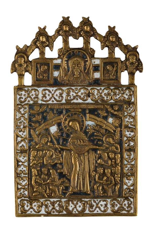 Icona da viaggio raffigurante la Madre della Consolazione