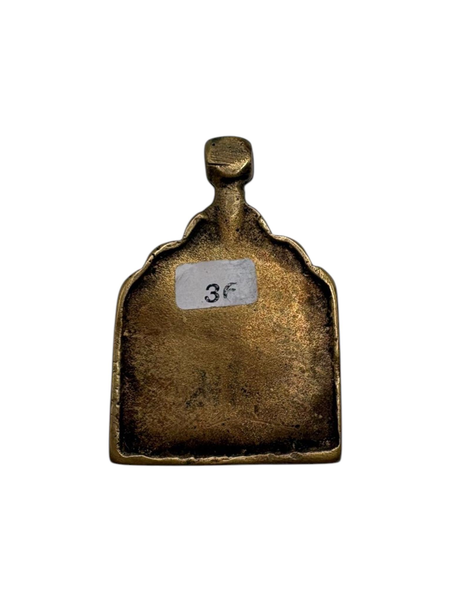 Icona pettorale raffigurante il Pantocratore, fusione in bronzo (XIX secolo)