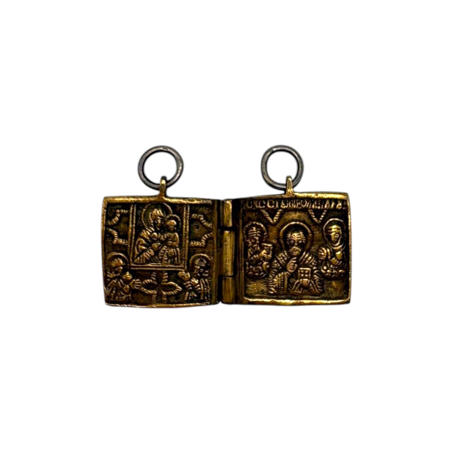 Fusione in bronzo, Piccolo dittico da viaggio (XVIII secolo)