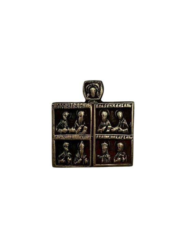 Pectoral icon depicting the Holy Elect