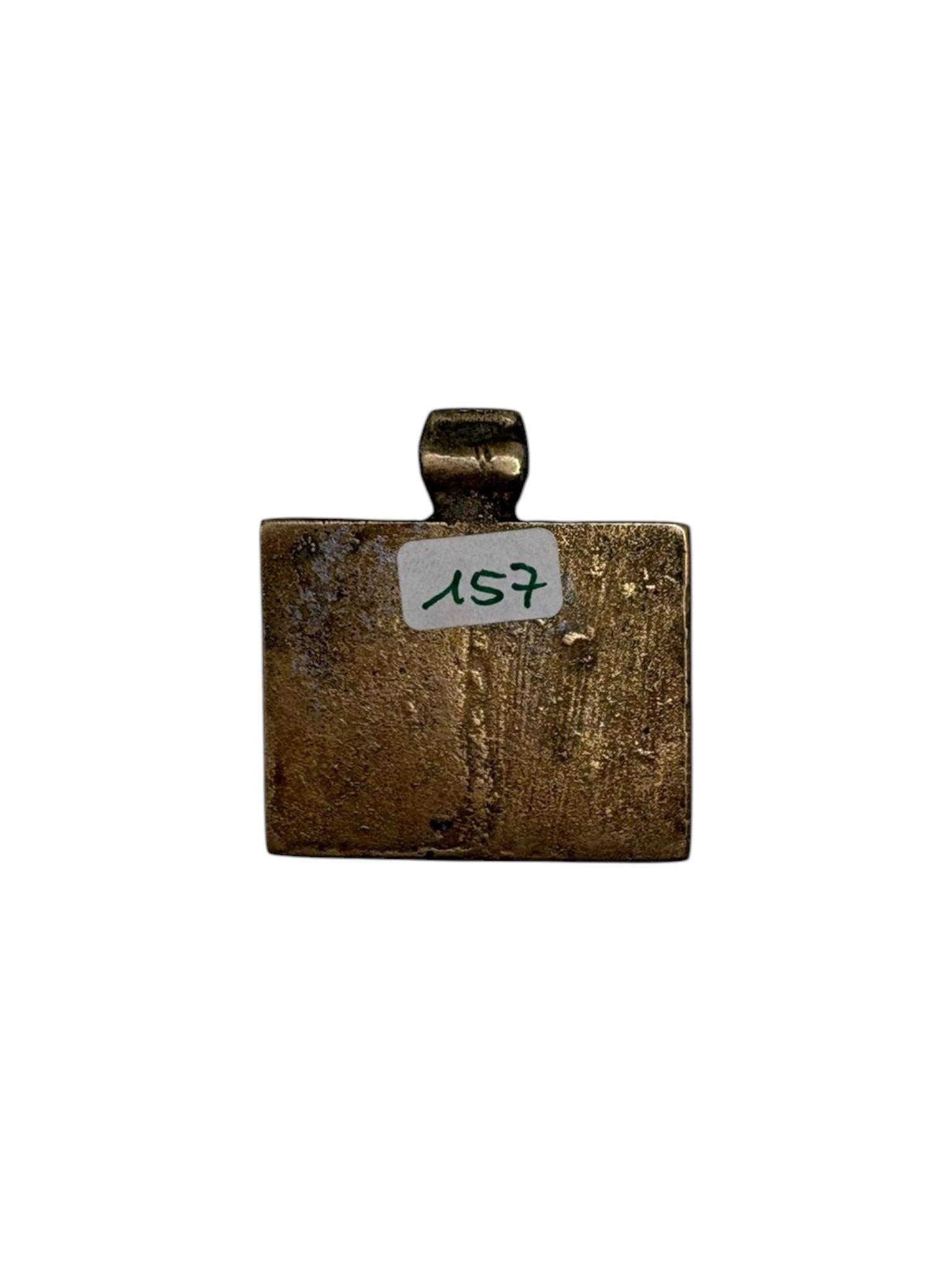 Icona pettorale raffigurante Santi Eletti, fusione in bronzo (XVIII secolo)