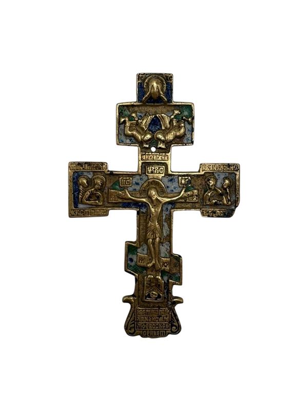 Croce pettorale raffigurante la Crocifissione