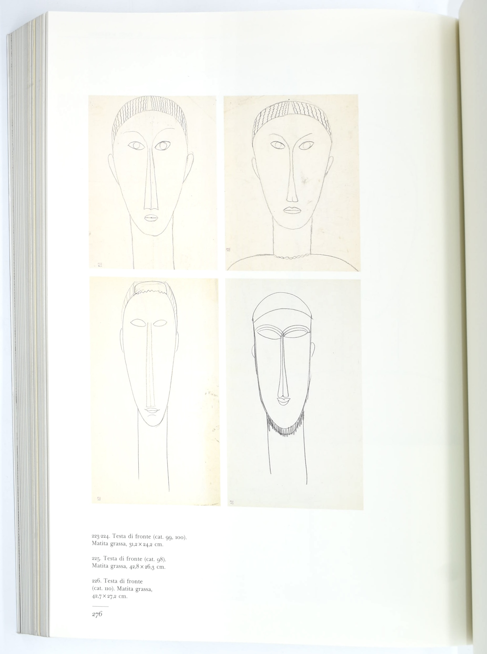 Mario Padovan, Catalogo d’arte illustrato su Modigliani (Dalla Collezione del Dottor Paul Alexand...