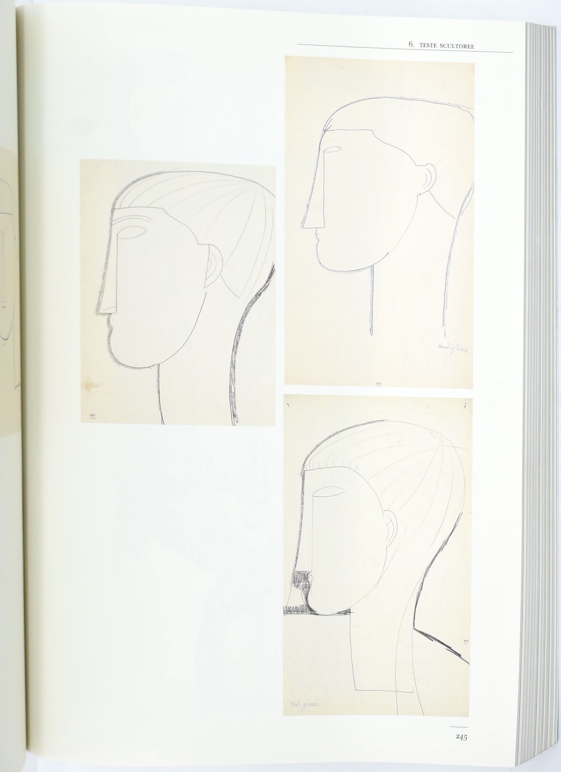 Mario Padovan, Catalogo d’arte illustrato su Modigliani (Dalla Collezione del Dottor Paul Alexand...
