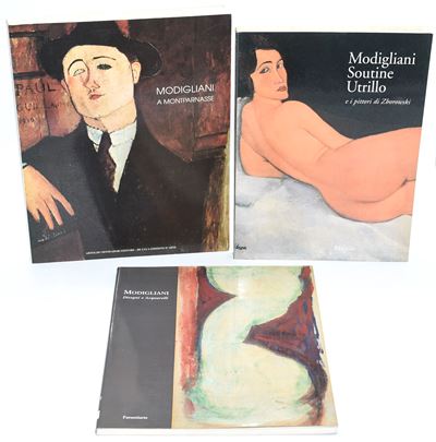 Amedeo Modigliani, cataloghi su Modigliani (3 volumi)