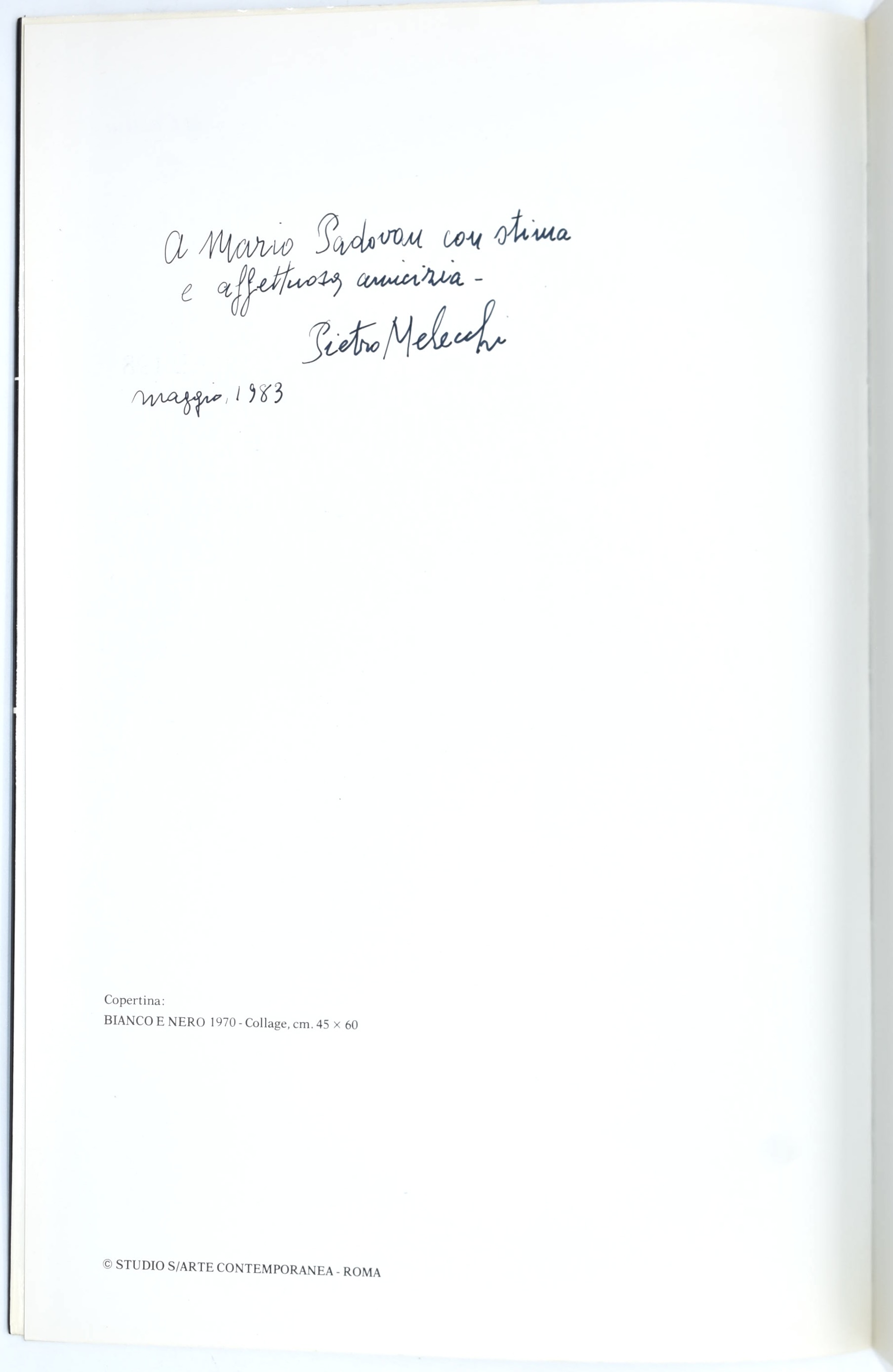 Pietro Melecchi, AA.VV.: Pietro Melecchi, 1983