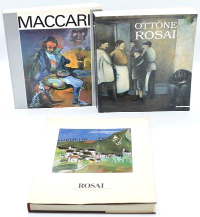 AA.VV., Mino Maccari; Alessandro Parronchi, Rosai Oggi; Luigi Cavallo, Ottone Rosai, tre volumi