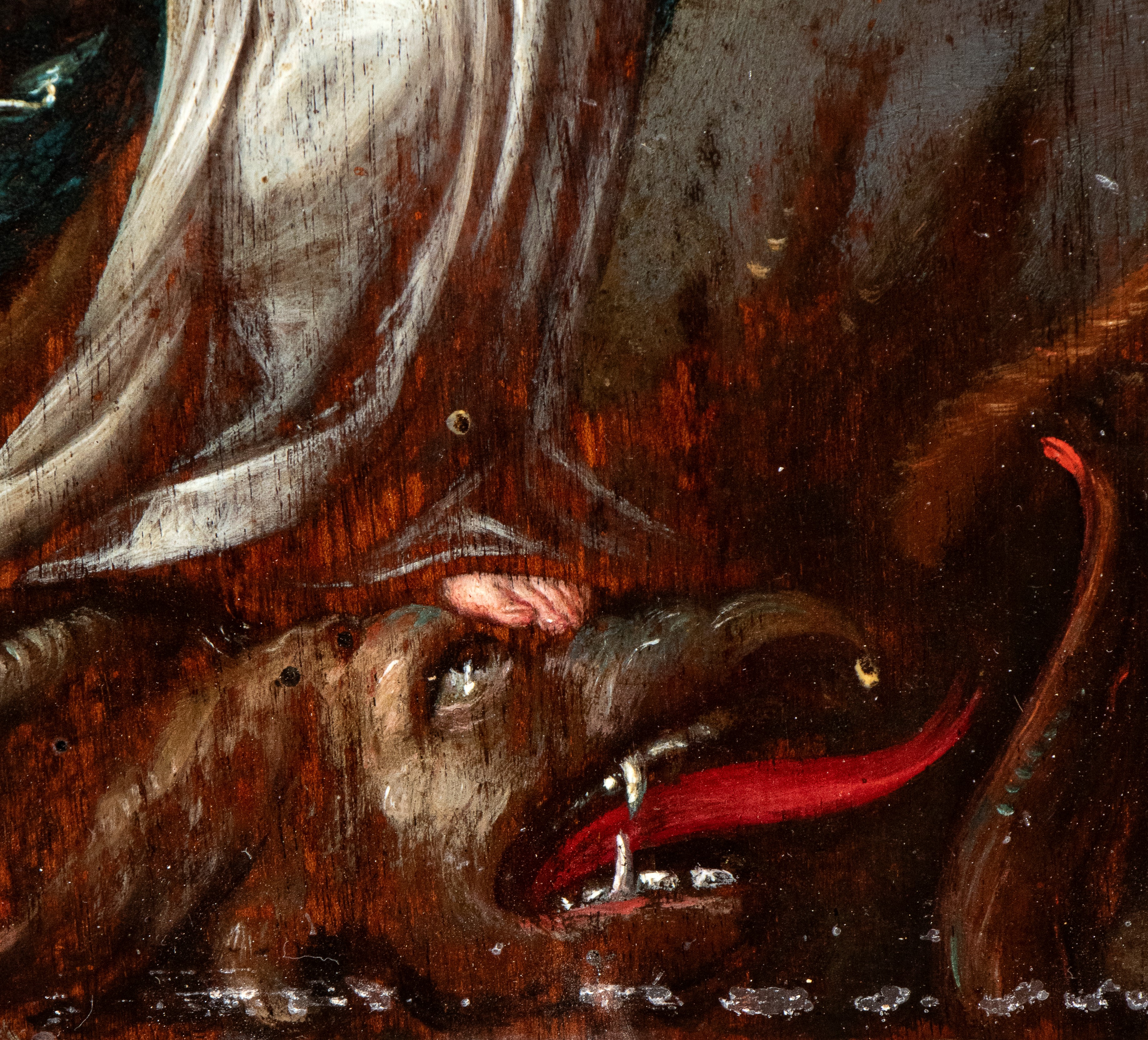 Artista Lombardo, XVII Secolo - Olio su tavola, Immacolata Concezione
