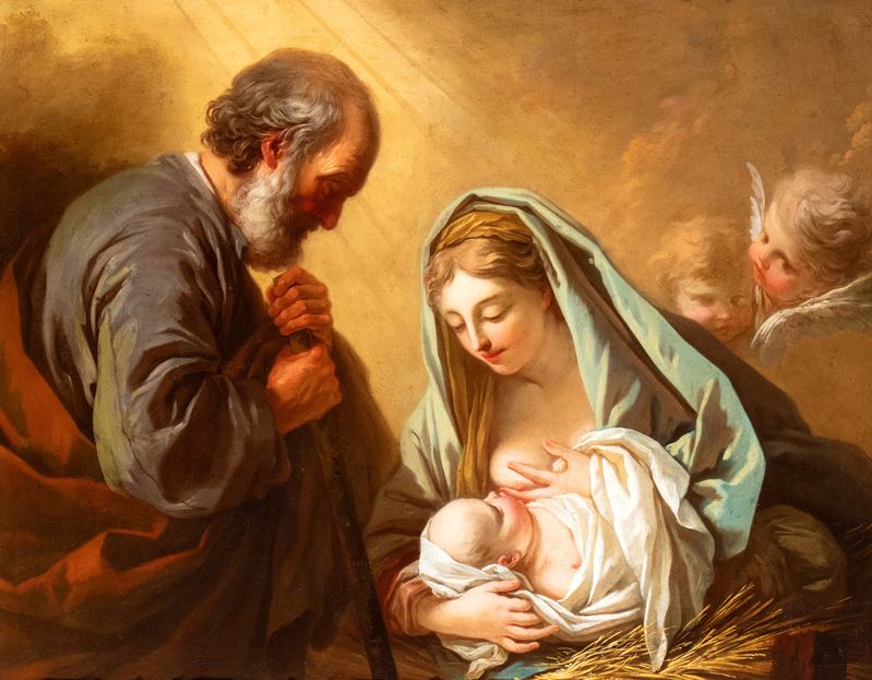 Madonna del Latte con San Giuseppe