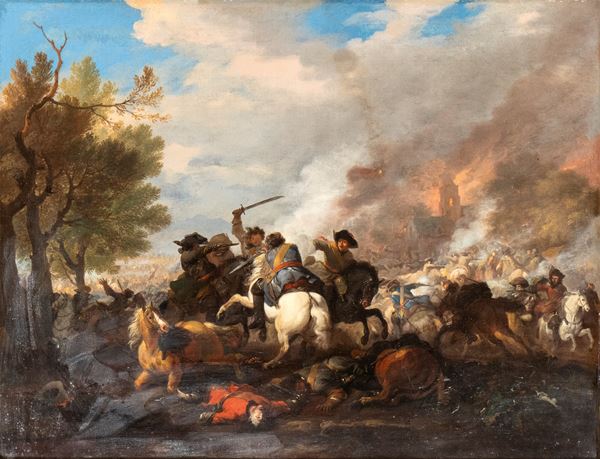 Battle of cavalry