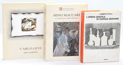 Carlo Levi, Opere grafiche; Lamberto Vitali, L’opera grafica di Giorgio Morandi; Mino Maccari 189...