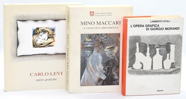 Grafica italiana: Morandi, Levi, Maccari (3 volumi)