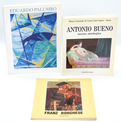 Domenico Guzzi, Franz Borghese; Antonio Bueno, Mostra antologica; aa.vv., Eduardo Palumbo dagli a...