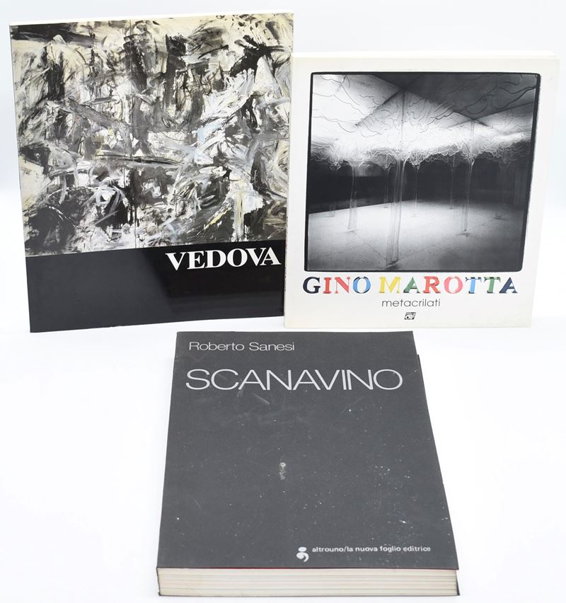 Calvesi, Gino Marotta. Silvana (1999); Sanesi, Scanavino (1979); Vedova, Arte Borgogna (1989-1990...