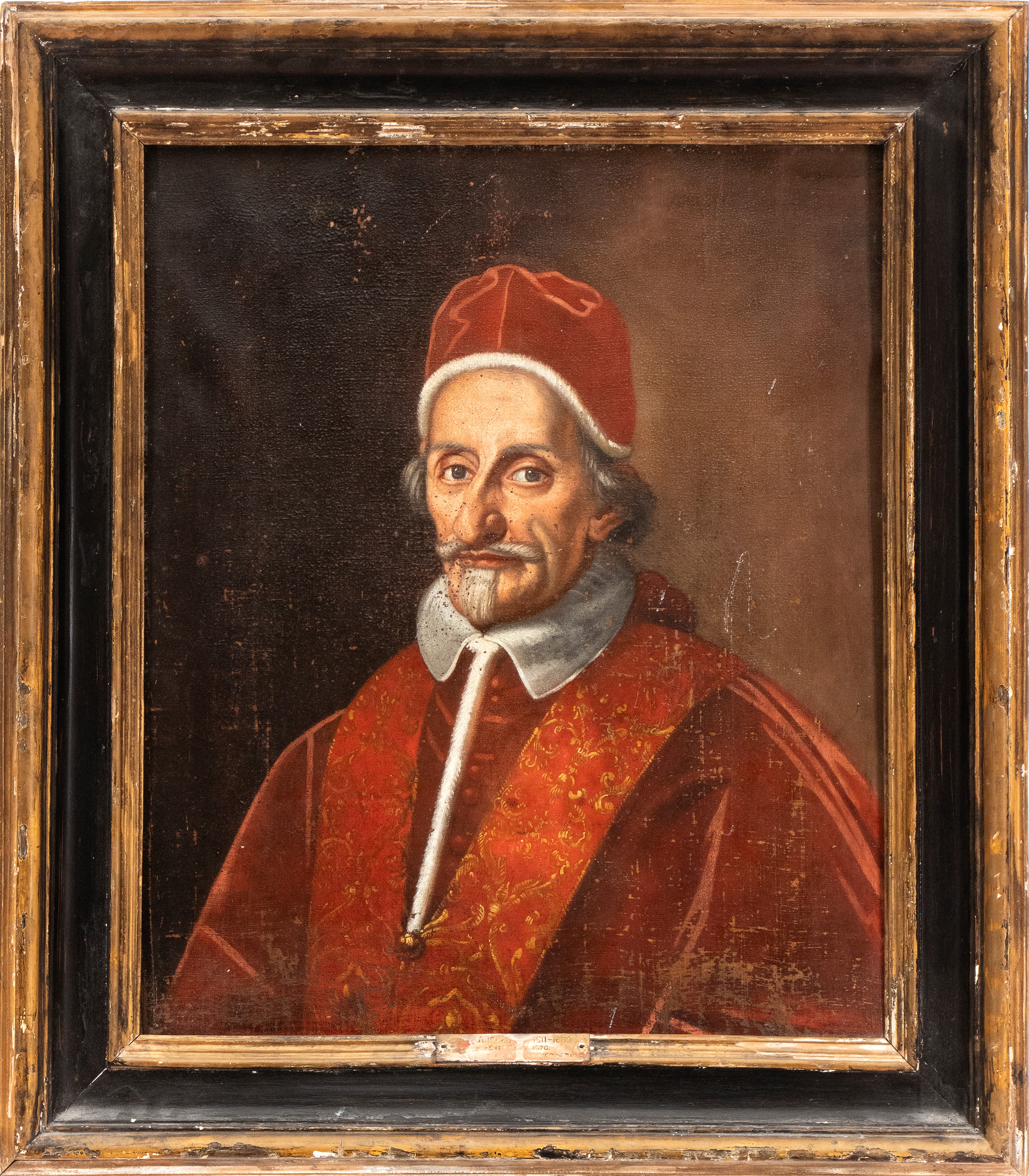 Artista Attivo a Roma, Ultimo Quarto XVII Secolo - Ritratto di papa Innocenzo XI, olio su tela