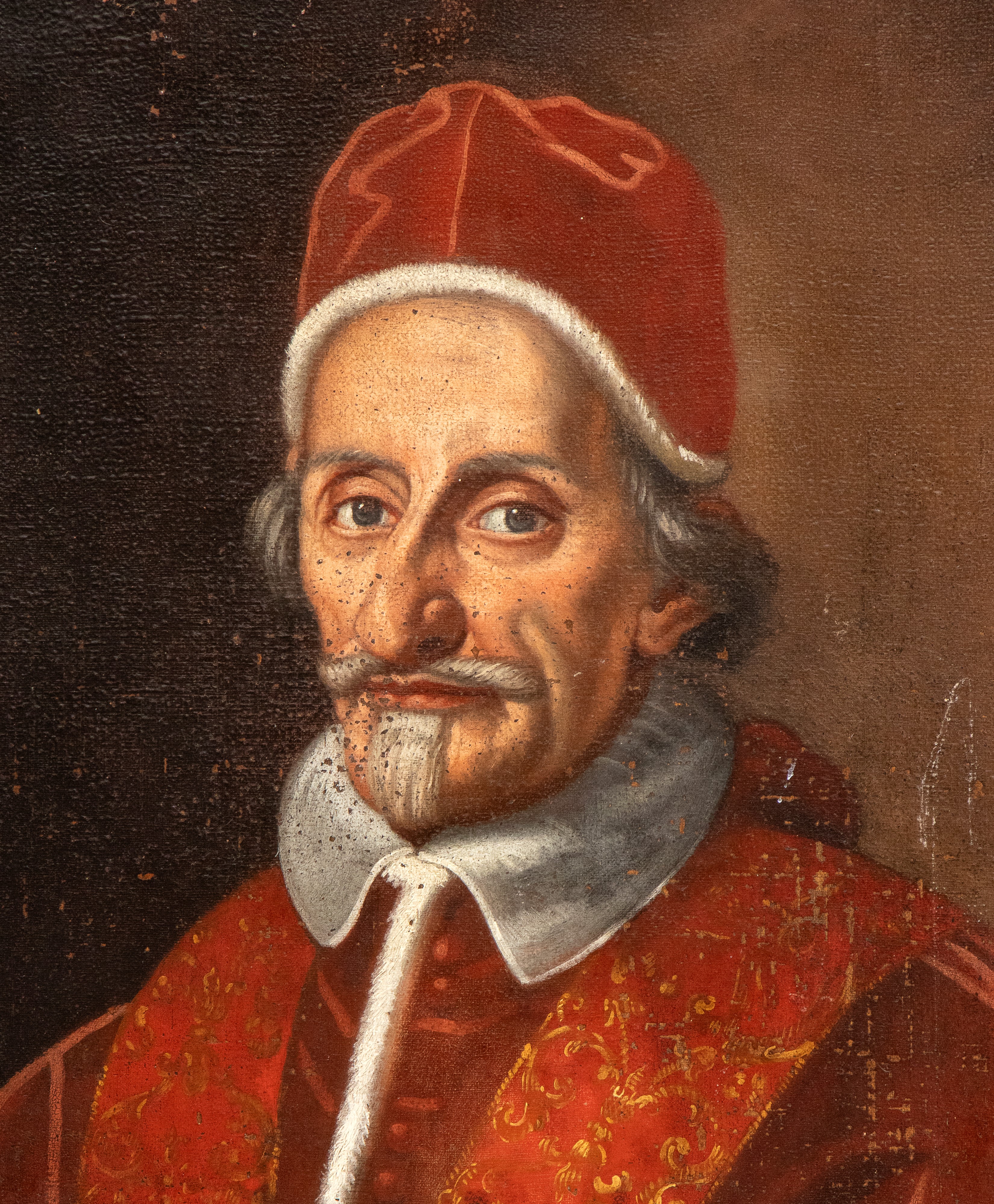 Artista Attivo a Roma, Ultimo Quarto XVII Secolo - Ritratto di papa Innocenzo XI, olio su tela