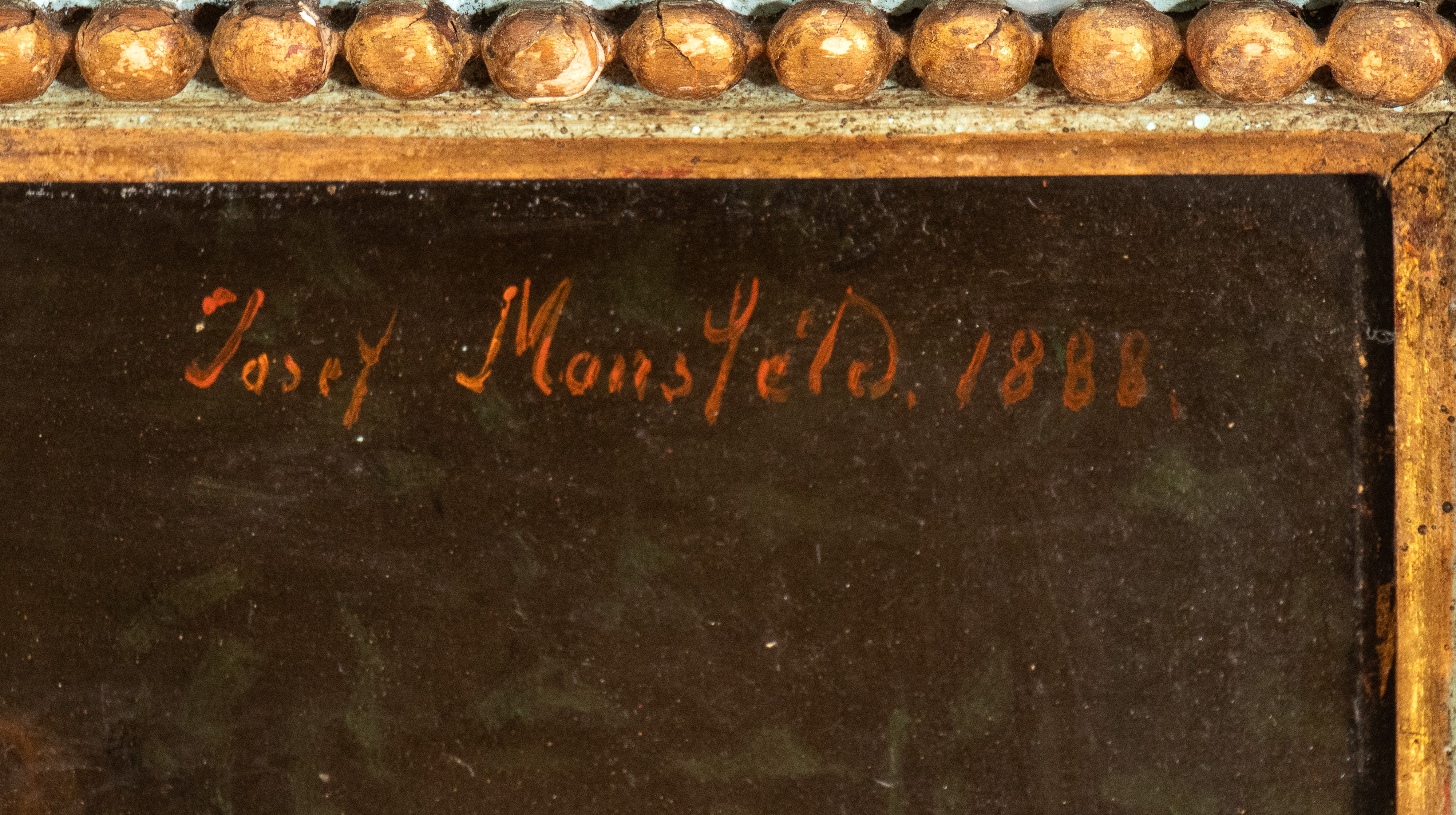 Joseph Mansfield - A) Natura Morta con Giornale, Vetri Antichi e Porcellane; B) Natura Morta con ...
