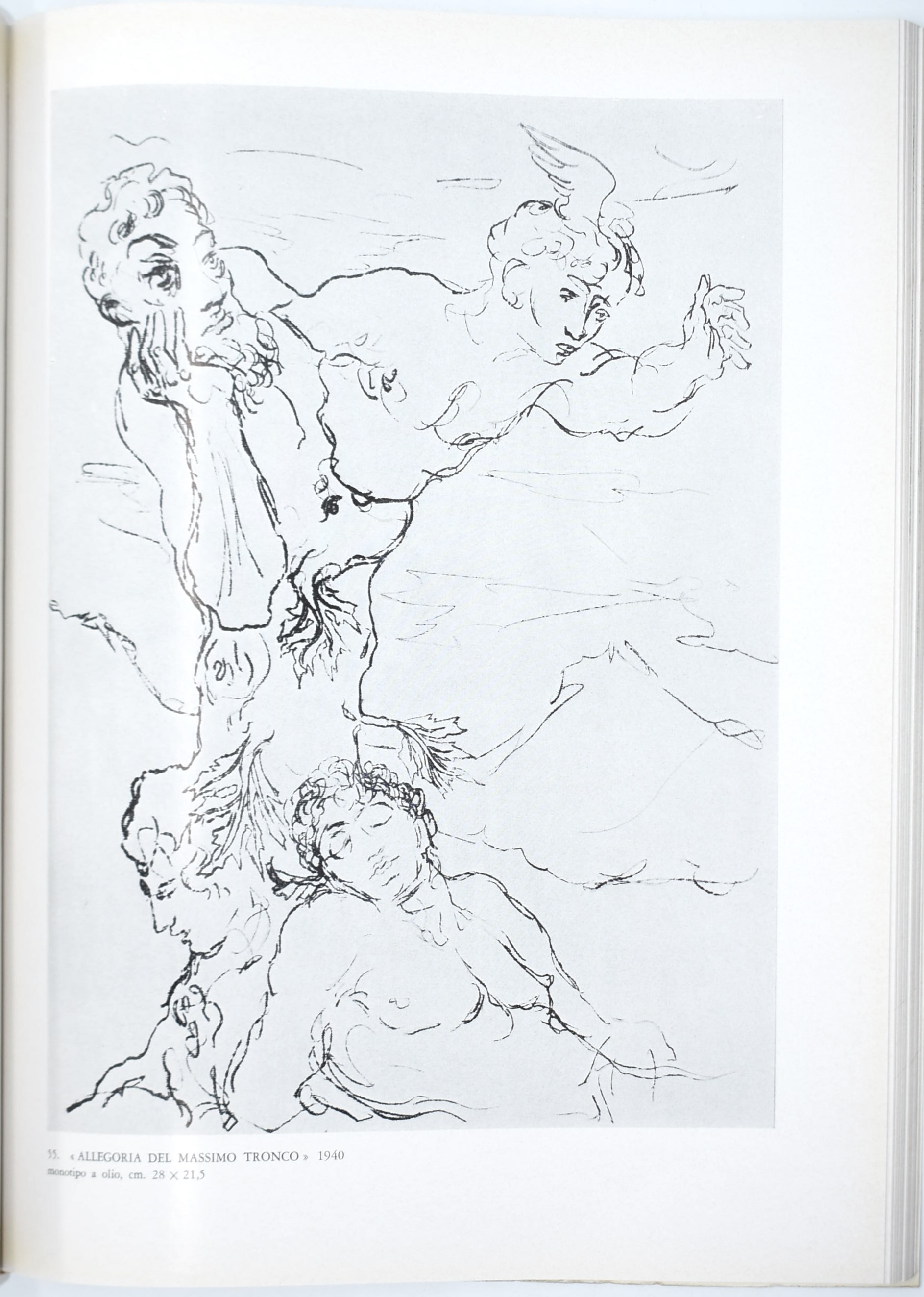 Corrado Cagli, Dedicazione autografa a Mario Padovan (opera grafica, 1970)