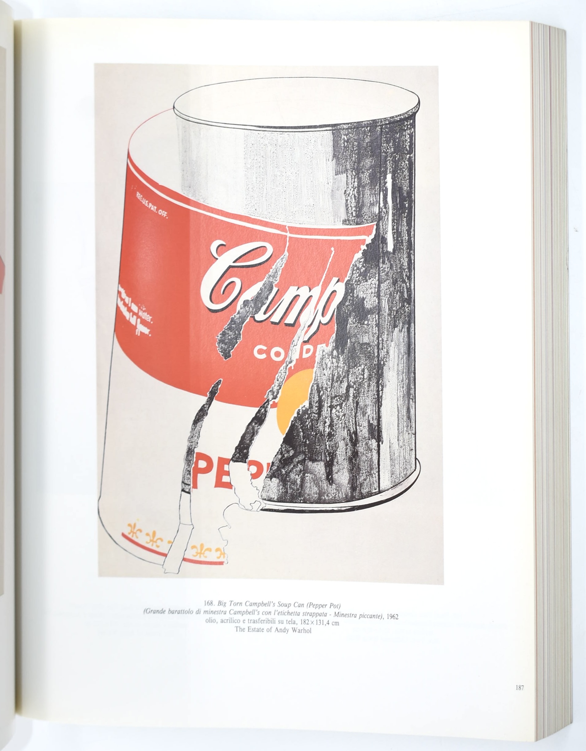 Achille Bonito Oliva, Warhol verso de Chirico; Pop Art americana: Andy Warhol, Una retrospettiva ...