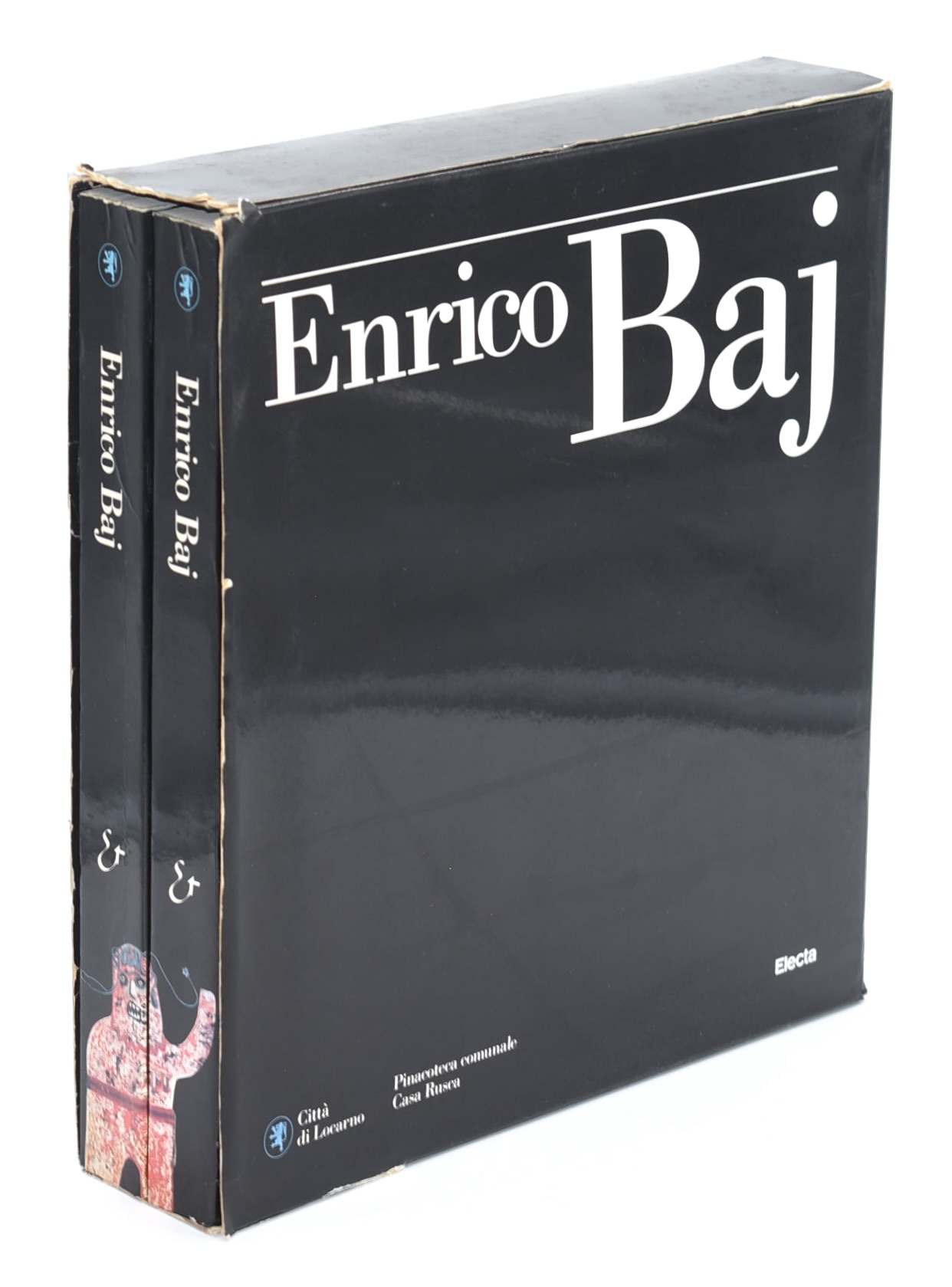Enrico Baj, 1993. Topocronobaj, opera in due volumi con cartina temporale