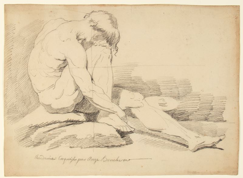 Angelo Michele Boucheron - Studio di nudo accademico