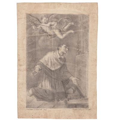 S. Carlo Borromeo in preghiera