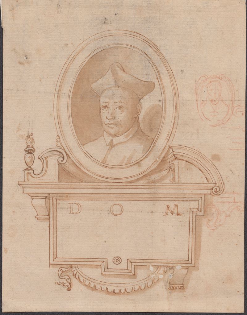 Taddeo Zuccaro - Studio per un monumento funebre