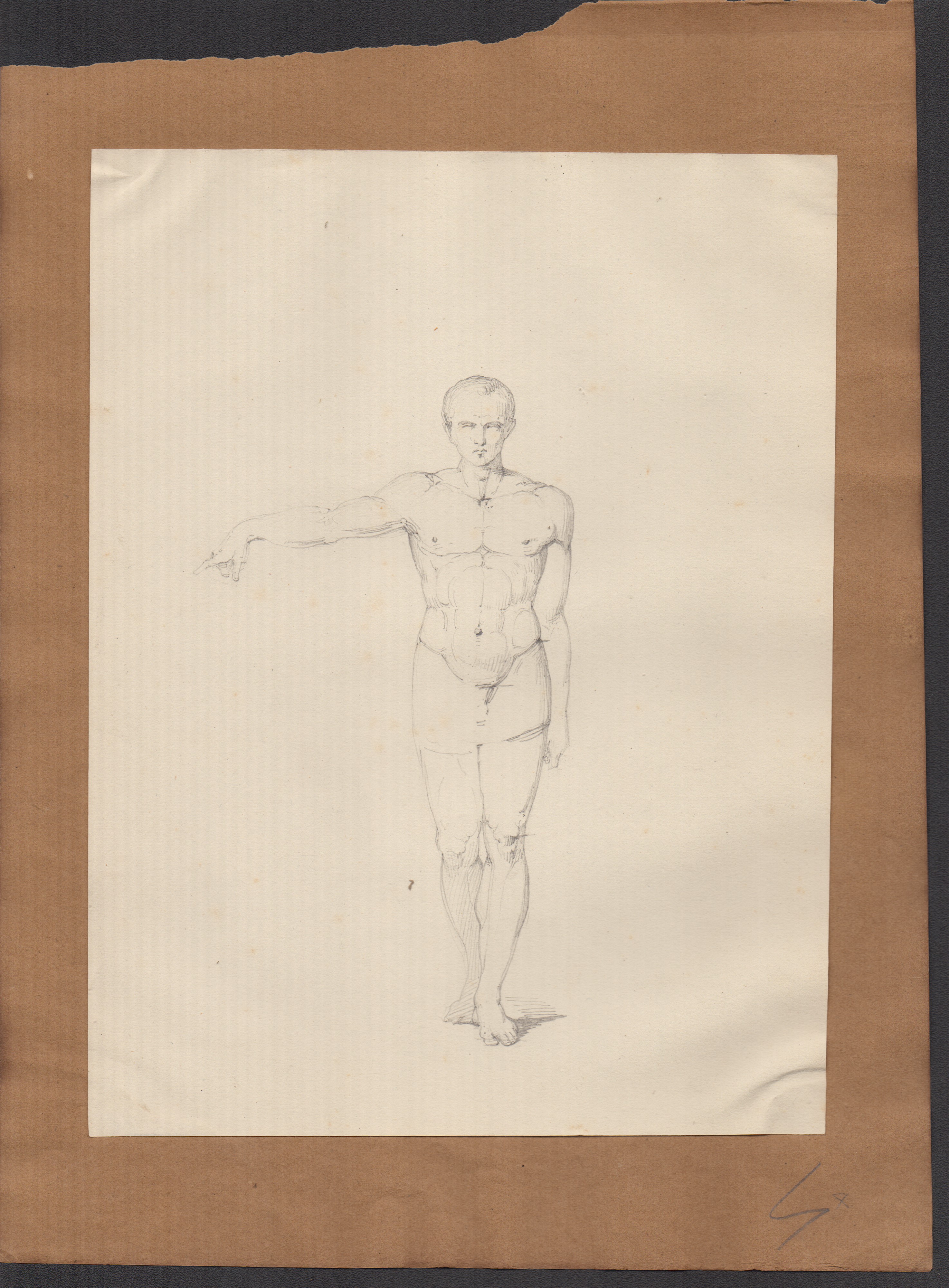 Filipppo Meli - Cinque studi accademici (suite di cinque disegni)