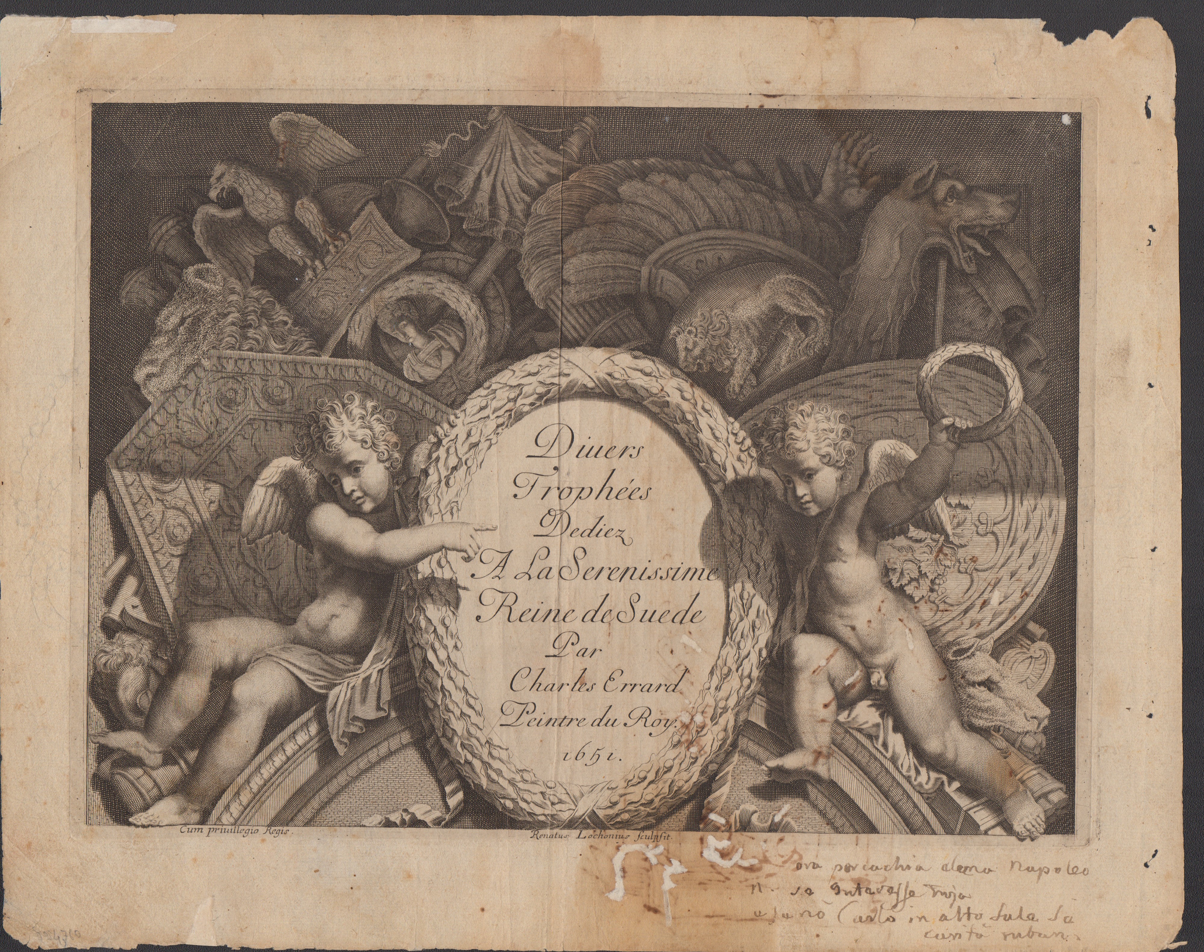 Artista romano del XVII secolo, Tre studi