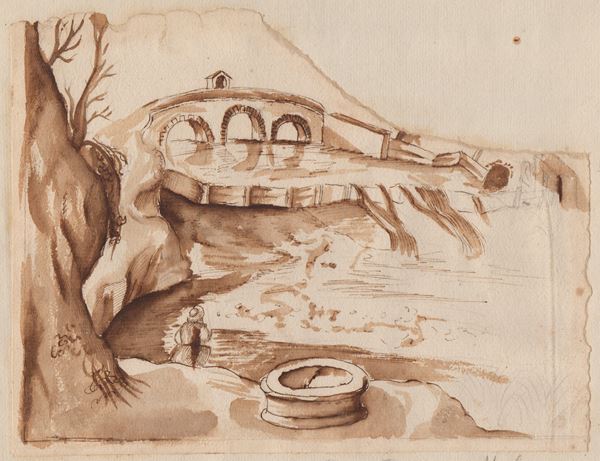 Landscape with bridge