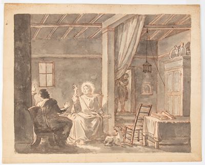 Scuola spagnola del XVIII secolo, Cena in Emaus