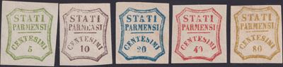 Parma, Gov. provvisorio, La “serietta” nuova con gomma, linguellata