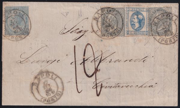 Regno - Storia Postale, rara combinazione