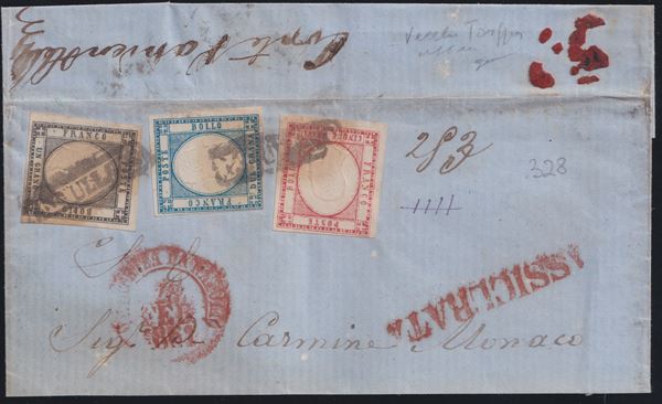 Neapolitan Province - Tricolour fragment from the first month of use.