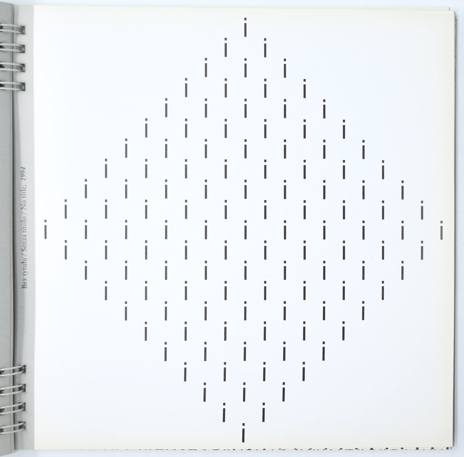 Gianni Colombo, Spazio curvo (1990) — Stanislaw Drozdz, Concetto-Forme. Poesia concreta (2003) — ...