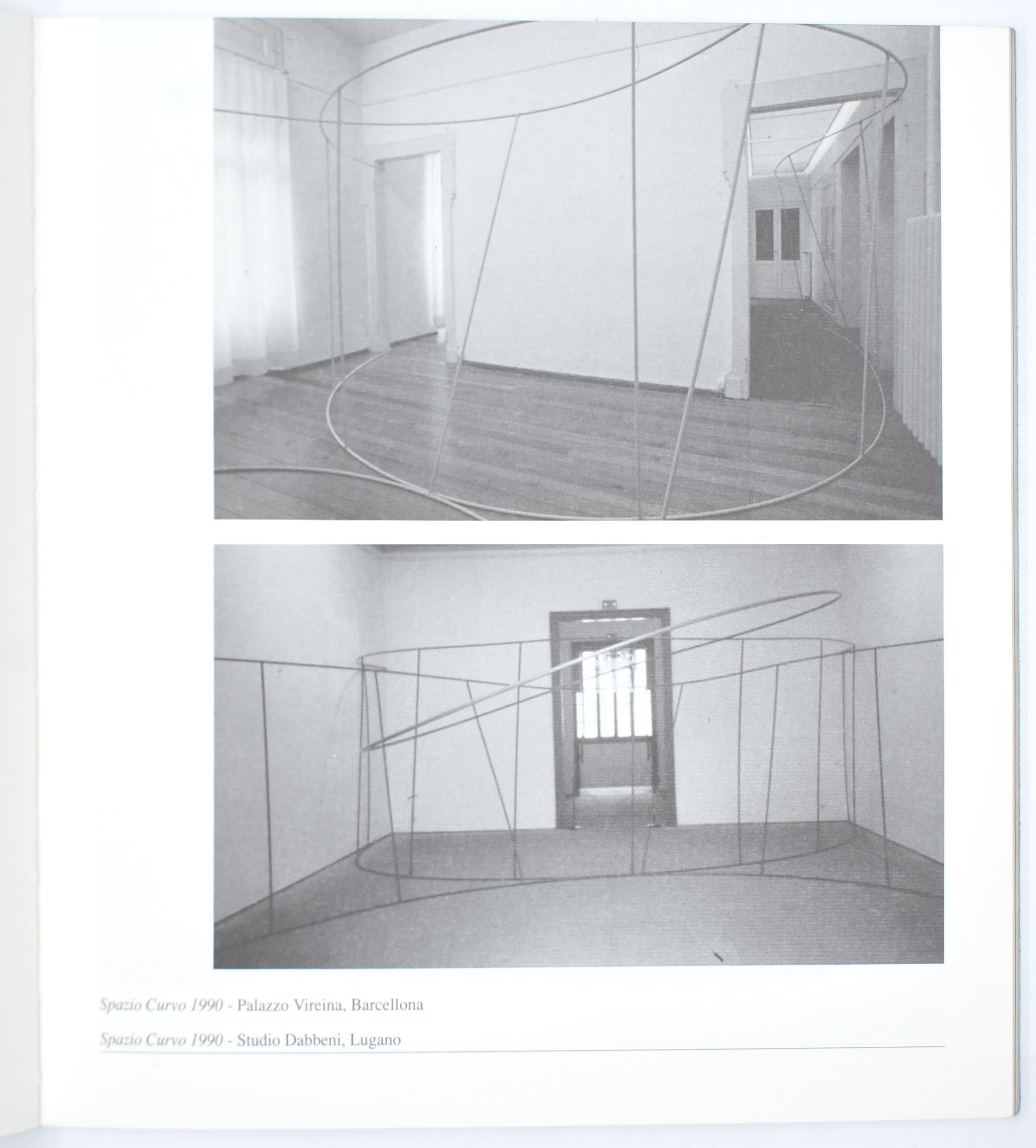 Gianni Colombo, Spazio curvo (1990) — Stanislaw Drozdz, Concetto-Forme. Poesia concreta (2003) — ...