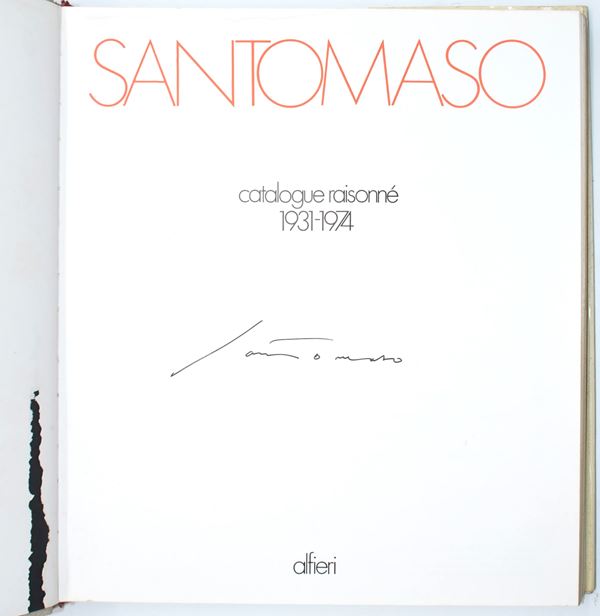 [Firma Artista] Santomaso: Catalogue Raisonné 1931-1974, 1975
